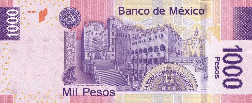 1000 Mexican Pesos - Currencies of the World